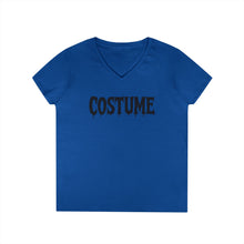 Load image into Gallery viewer, Halloween Costume Ladies&#39; V-Neck T-Shirt, Spooky Shirt, Women&#39;s Top, Trick or Treat Tee, Halloween Gift, Casual Wear
