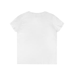 Over it ladies V-neck T-shirt
