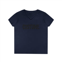 Load image into Gallery viewer, Halloween Costume Ladies&#39; V-Neck T-Shirt, Spooky Shirt, Women&#39;s Top, Trick or Treat Tee, Halloween Gift, Casual Wear