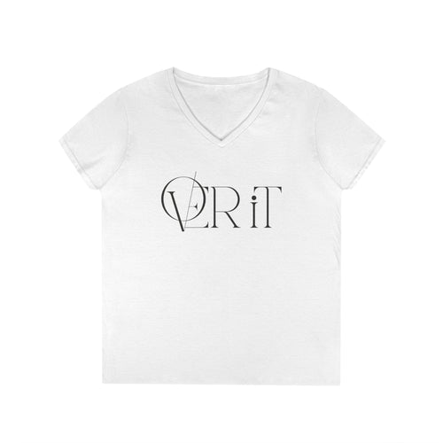 Over it ladies V-neck T-shirt