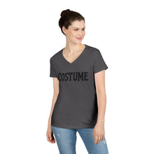 Load image into Gallery viewer, Halloween Costume Ladies&#39; V-Neck T-Shirt, Spooky Shirt, Women&#39;s Top, Trick or Treat Tee, Halloween Gift, Casual Wear