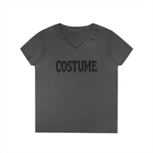 Load image into Gallery viewer, Halloween Costume Ladies&#39; V-Neck T-Shirt, Spooky Shirt, Women&#39;s Top, Trick or Treat Tee, Halloween Gift, Casual Wear