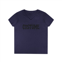 Load image into Gallery viewer, Halloween Costume Ladies&#39; V-Neck T-Shirt, Spooky Shirt, Women&#39;s Top, Trick or Treat Tee, Halloween Gift, Casual Wear
