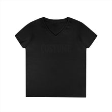 Load image into Gallery viewer, Halloween Costume Ladies&#39; V-Neck T-Shirt, Spooky Shirt, Women&#39;s Top, Trick or Treat Tee, Halloween Gift, Casual Wear