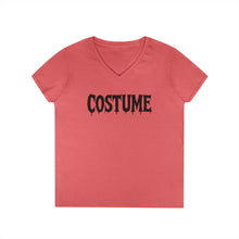 Load image into Gallery viewer, Halloween Costume Ladies&#39; V-Neck T-Shirt, Spooky Shirt, Women&#39;s Top, Trick or Treat Tee, Halloween Gift, Casual Wear
