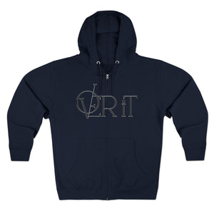 Over it zip hoodie