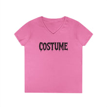 Load image into Gallery viewer, Halloween Costume Ladies&#39; V-Neck T-Shirt, Spooky Shirt, Women&#39;s Top, Trick or Treat Tee, Halloween Gift, Casual Wear