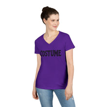 Load image into Gallery viewer, Halloween Costume Ladies&#39; V-Neck T-Shirt, Spooky Shirt, Women&#39;s Top, Trick or Treat Tee, Halloween Gift, Casual Wear