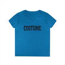 Load image into Gallery viewer, Halloween Costume Ladies&#39; V-Neck T-Shirt, Spooky Shirt, Women&#39;s Top, Trick or Treat Tee, Halloween Gift, Casual Wear