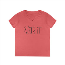 Load image into Gallery viewer, Over it ladies V-neck T-shirt