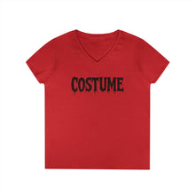 Load image into Gallery viewer, Halloween Costume Ladies&#39; V-Neck T-Shirt, Spooky Shirt, Women&#39;s Top, Trick or Treat Tee, Halloween Gift, Casual Wear